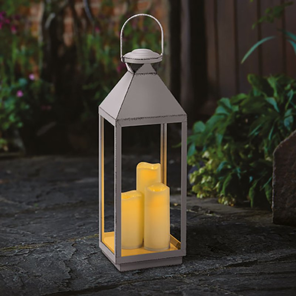 Dove-Grey Oslo Lantern, Large 5320006 Smart Garden Mulligans of Ballaghaderreen