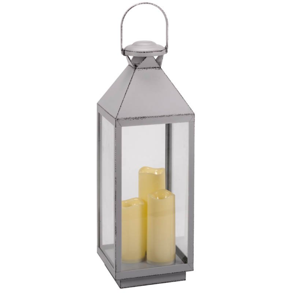 Dove-Grey Oslo Lantern, Large 5320006 Smart Garden Mulligans of Ballaghaderreen