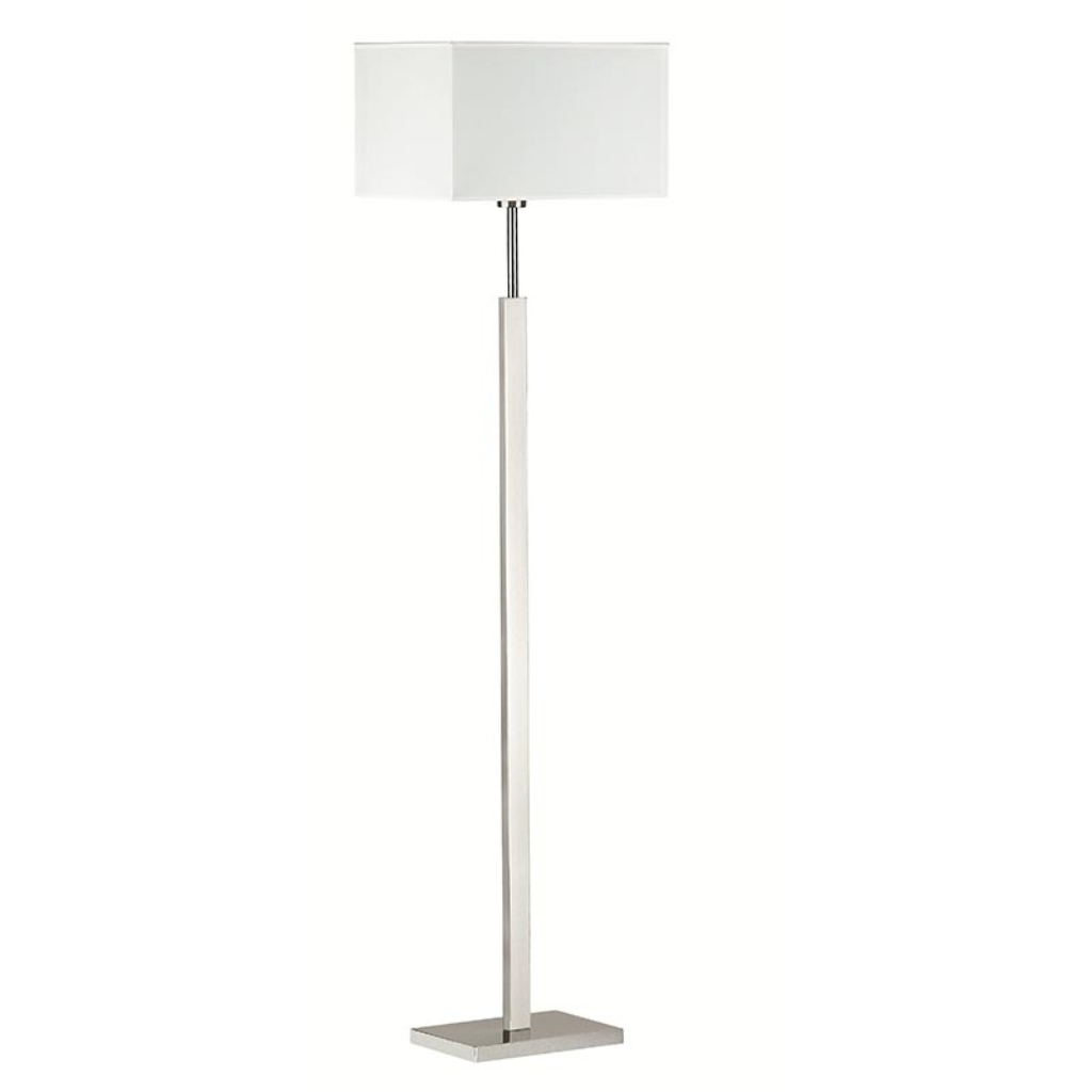 Dunmore Satin Nickel Floorlamp 157cm FL4794/SN Cork Lighting Mulligans of Ballaghaderreen
