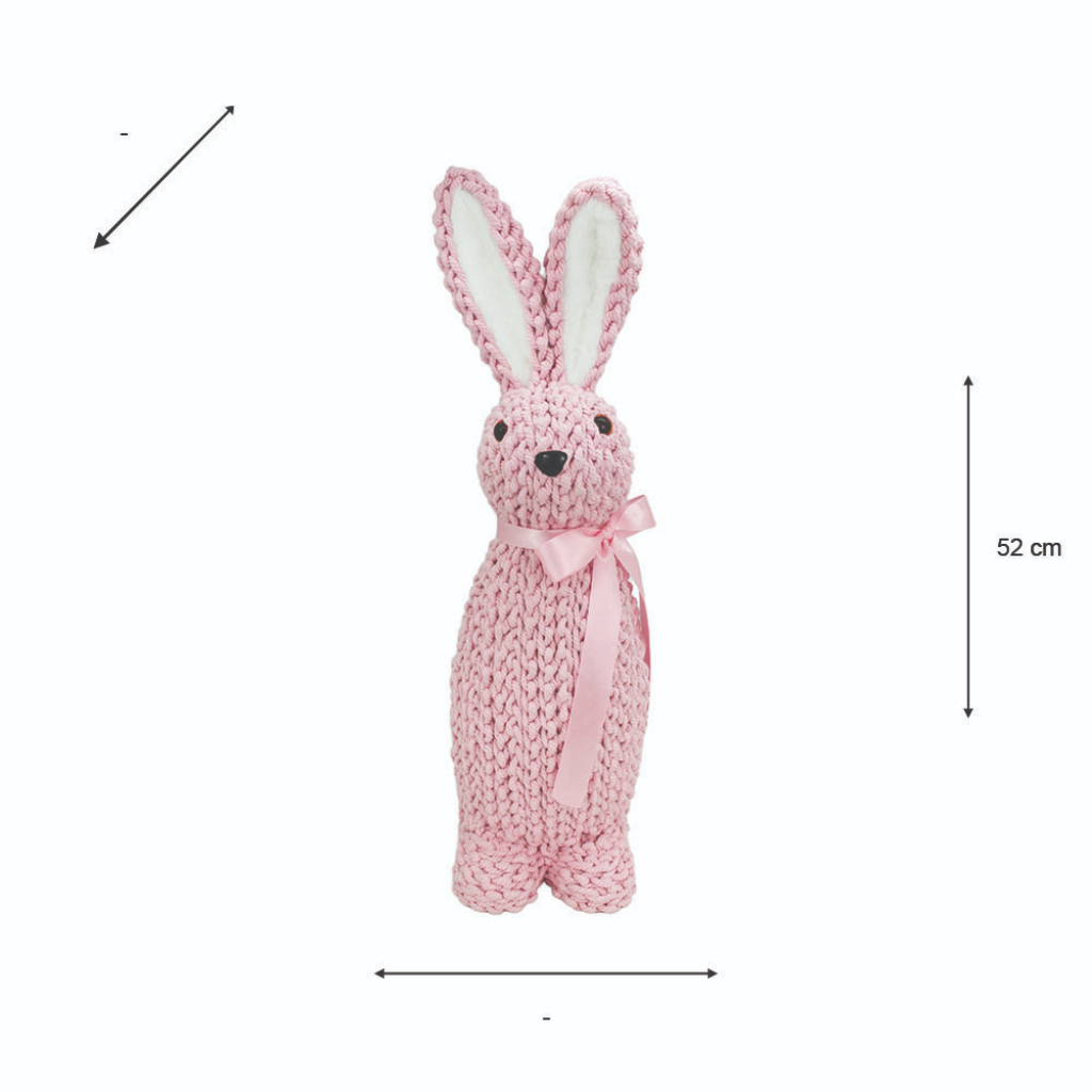 Easter Bunny Standing Croche Pink TL7265 Tara Home Mulligans of Ballaghaderreen