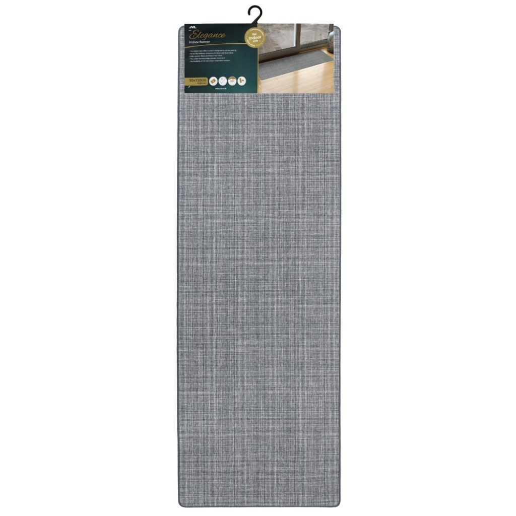 Elegance Runner Grey 50x150cm 01-213 JVL Mulligans of Ballaghaderreen