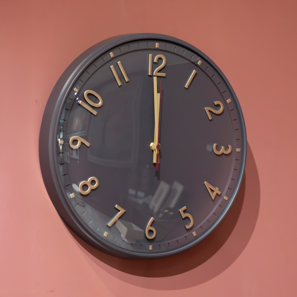 Ember Charcoal Wall Clock - 36cm TL7205 Tara Lane Mulligans of Ballaghaderreen