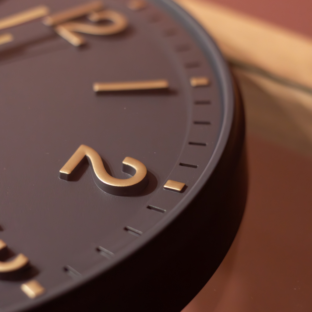 Ember Charcoal Wall Clock - 36cm TL7205 Tara Lane Mulligans of Ballaghaderreen