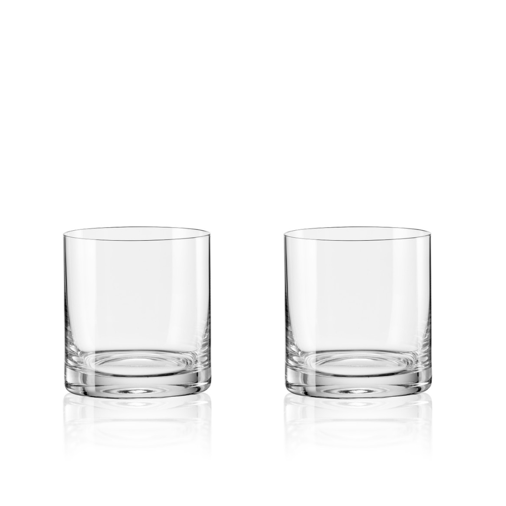 Eternity Set of 2 Crystal Whiskey Glasses  154391 Tipperary Crystal Mulligans of Ballaghaderreen 