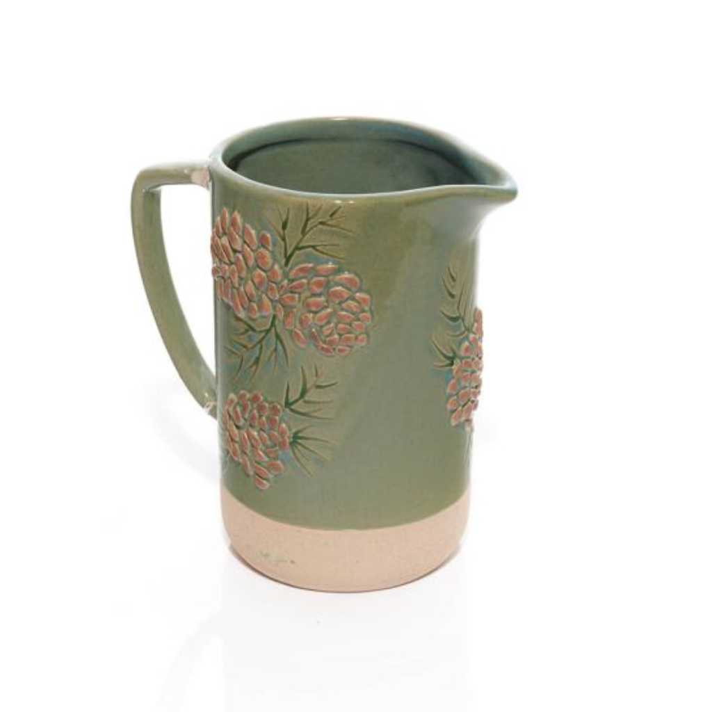 Evergreen Christmas Stoneware Decorative Jug 7XE100 Richard Langs Mulligans of Ballaghaderreen
