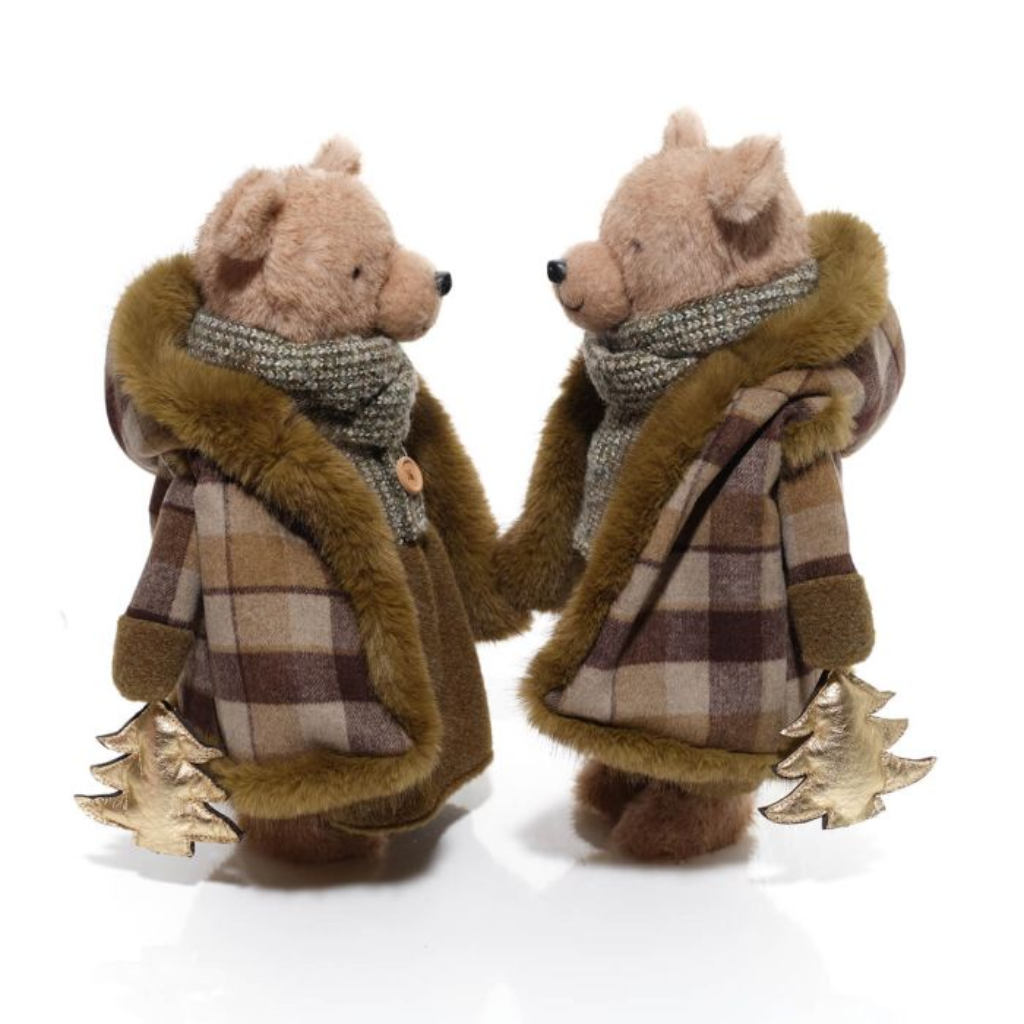 Evergreen Dressed Standing Plush Boy or Girl Bear 4XE151 Richard Langs Mulligans of Ballaghaderreen