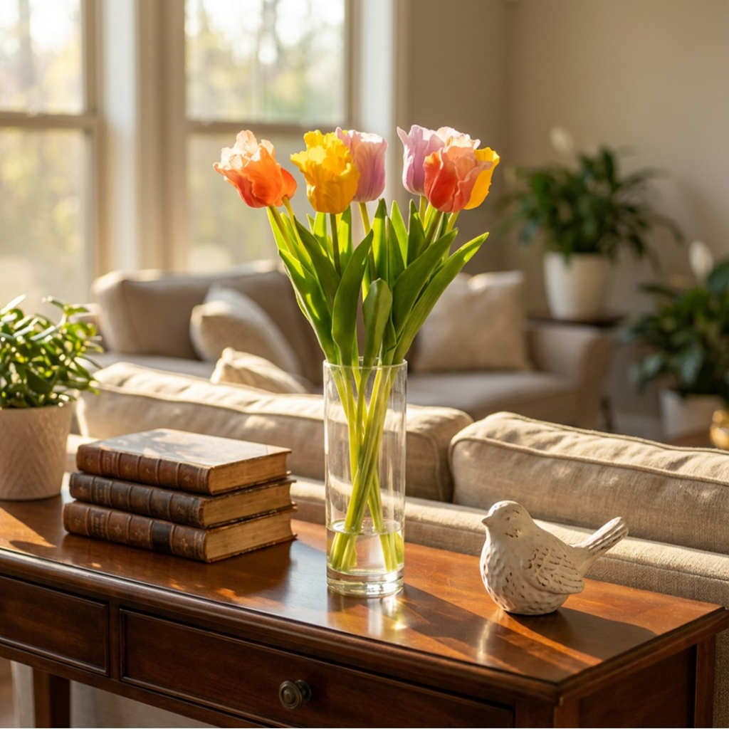 Faux Tulips Bundle in Vase TL7440 Tara Lane Mulligans of Ballaghaderreen