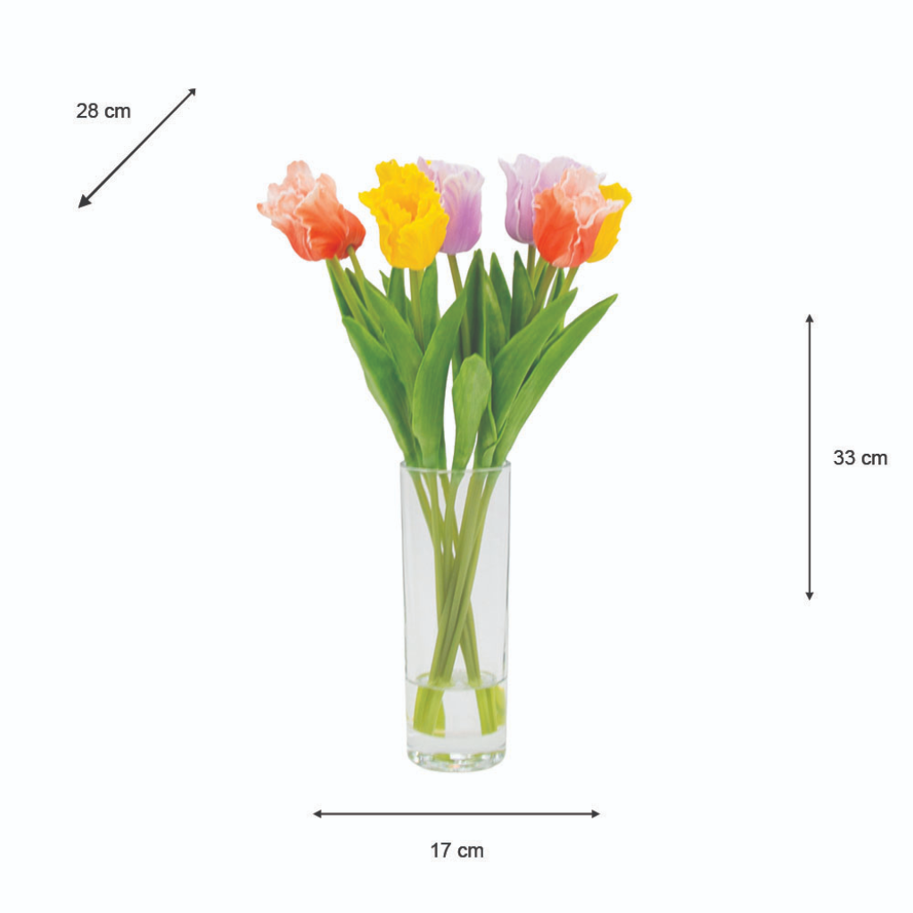 Faux Tulips Bundle in Vase TL7440 Tara Lane Mulligans of Ballaghaderreen