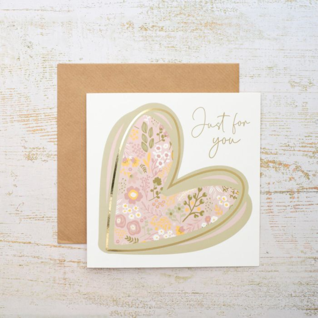 Floral Just for You Card 4DI247 Richard Langs Mulligans of Ballaghaderreen