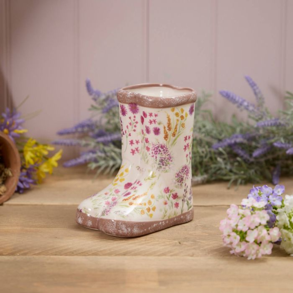 Floral Welly Planter 7CG100 Richard Lang - Mulligans of Ballaghaderreen
