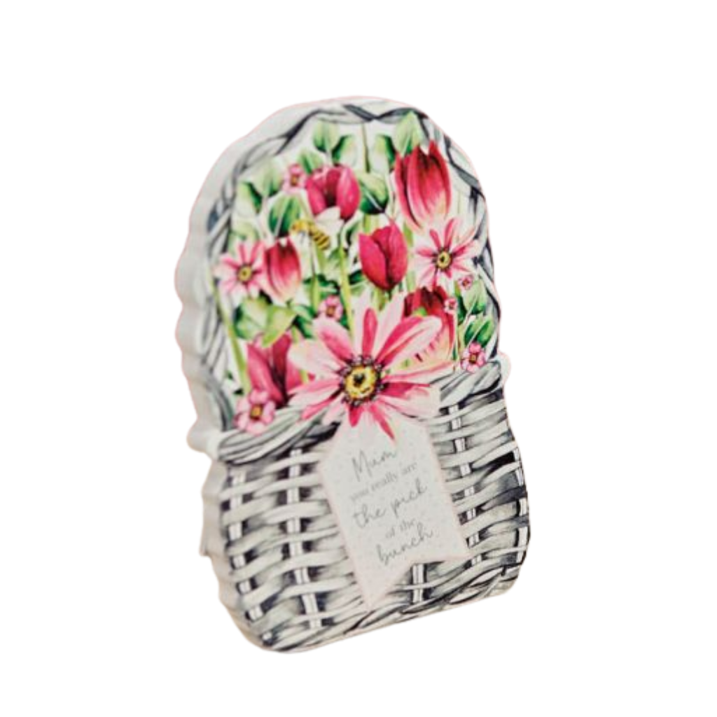 Flower Basket Wooden Plaques