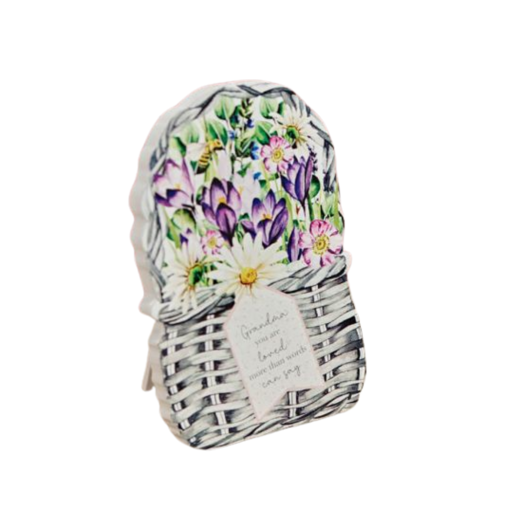 Flower Basket Wooden Plaques