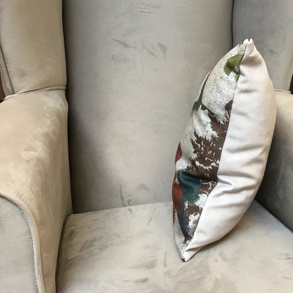 Forest Path Multi Feather Cushion PRO-0467 Millford Linen Mulligans of Ballaghaderreen