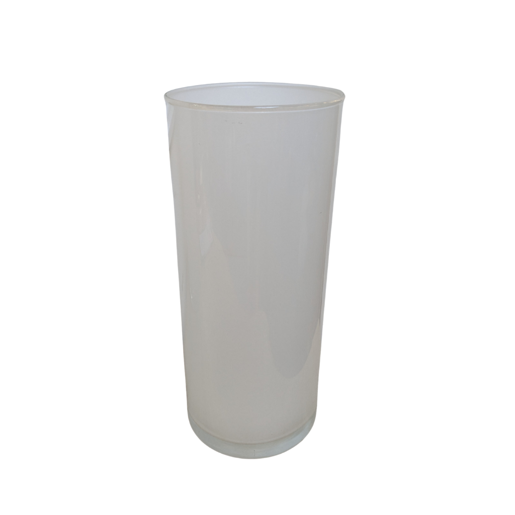 Frosted Glass Vase - 21cm FGV21 Mulligans of Ballaghaderreen