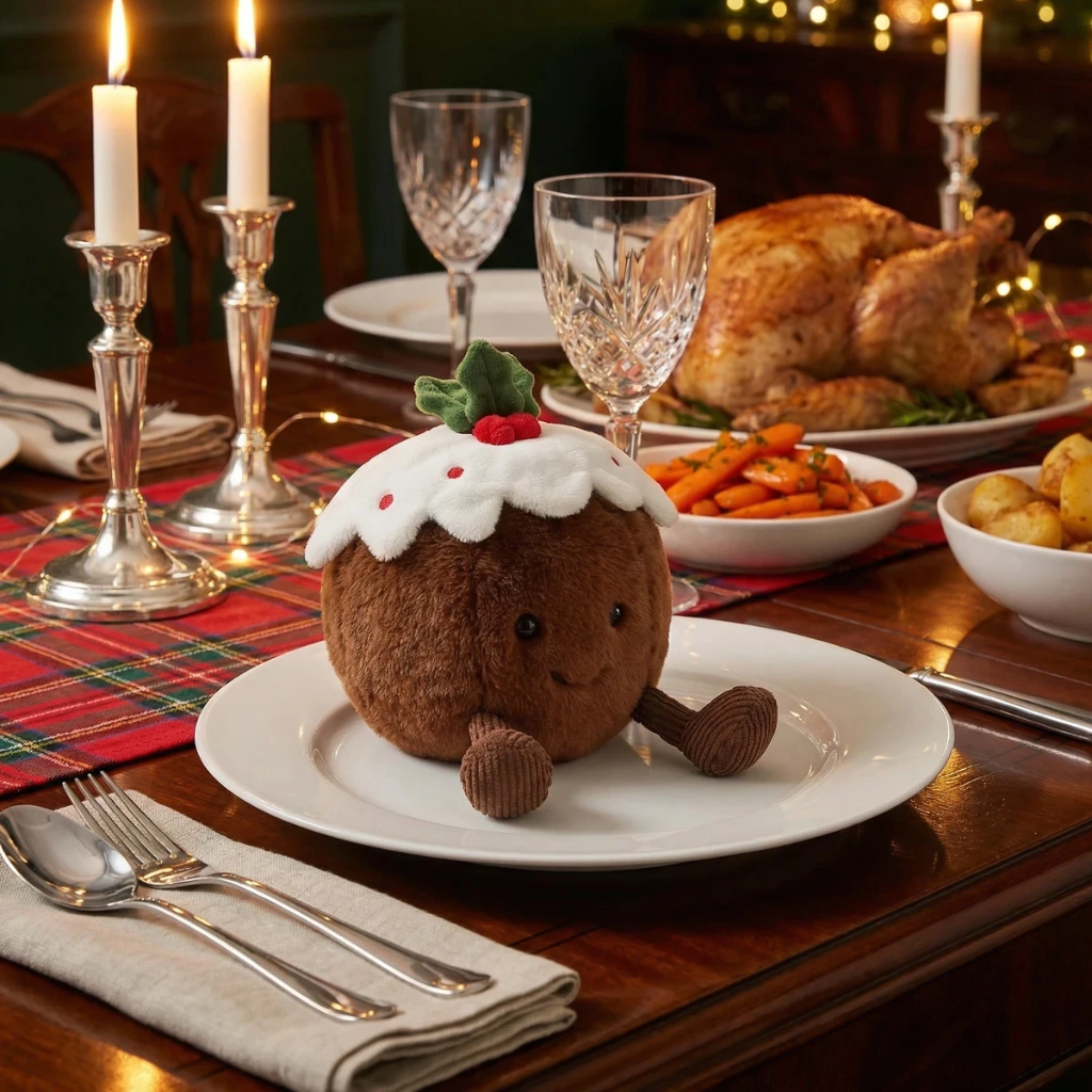 GOSH! Christmas Pudding Softie 183568 Tipperary Crystal Mulligans of Ballaghaderreen