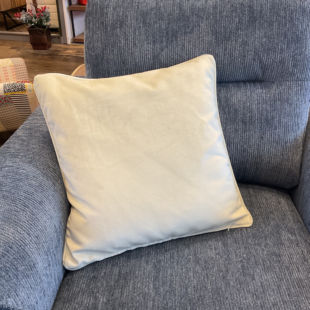 Gem Blue Feather Filled Cushion GMFFC Medicare Textiles Mulligans of Ballaghaderreen