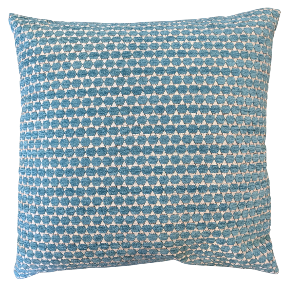 Geo Star Aqua Scatter Cushion GSASC Mulligans of Ballaghaderreen