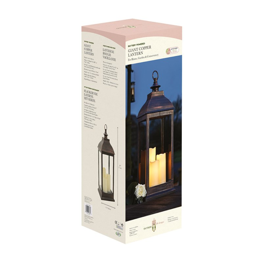 Giant Copper Battery Lantern 1950010RBS mart Garden Mulligans of Ballaghaderreen