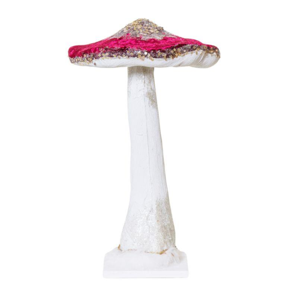 Giant Display Red Glitter Mushroom Y34.C2219 Harold Elmes Mulligans of Ballaghaderreen