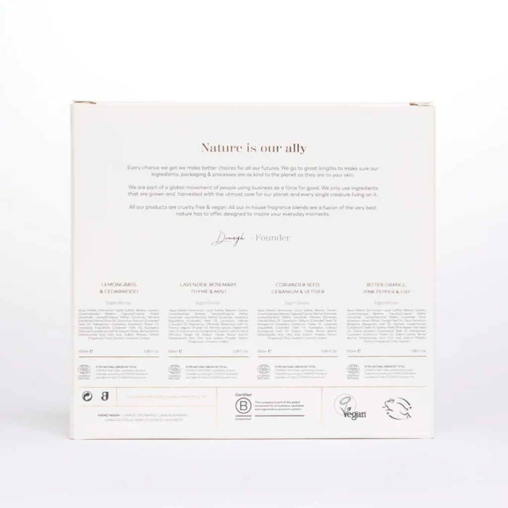 Gift Set - Hand Wash | 4 x 100ml HWS24 The Handmade Soap Company Mulligans of Ballaghaderreen 