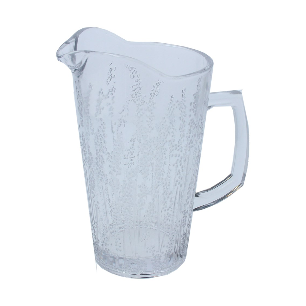 Glass Jug 19cm - Lavender Fields Pressed Pitcher 32842 Gisela Graham Mulligans of Ballaghaderreen