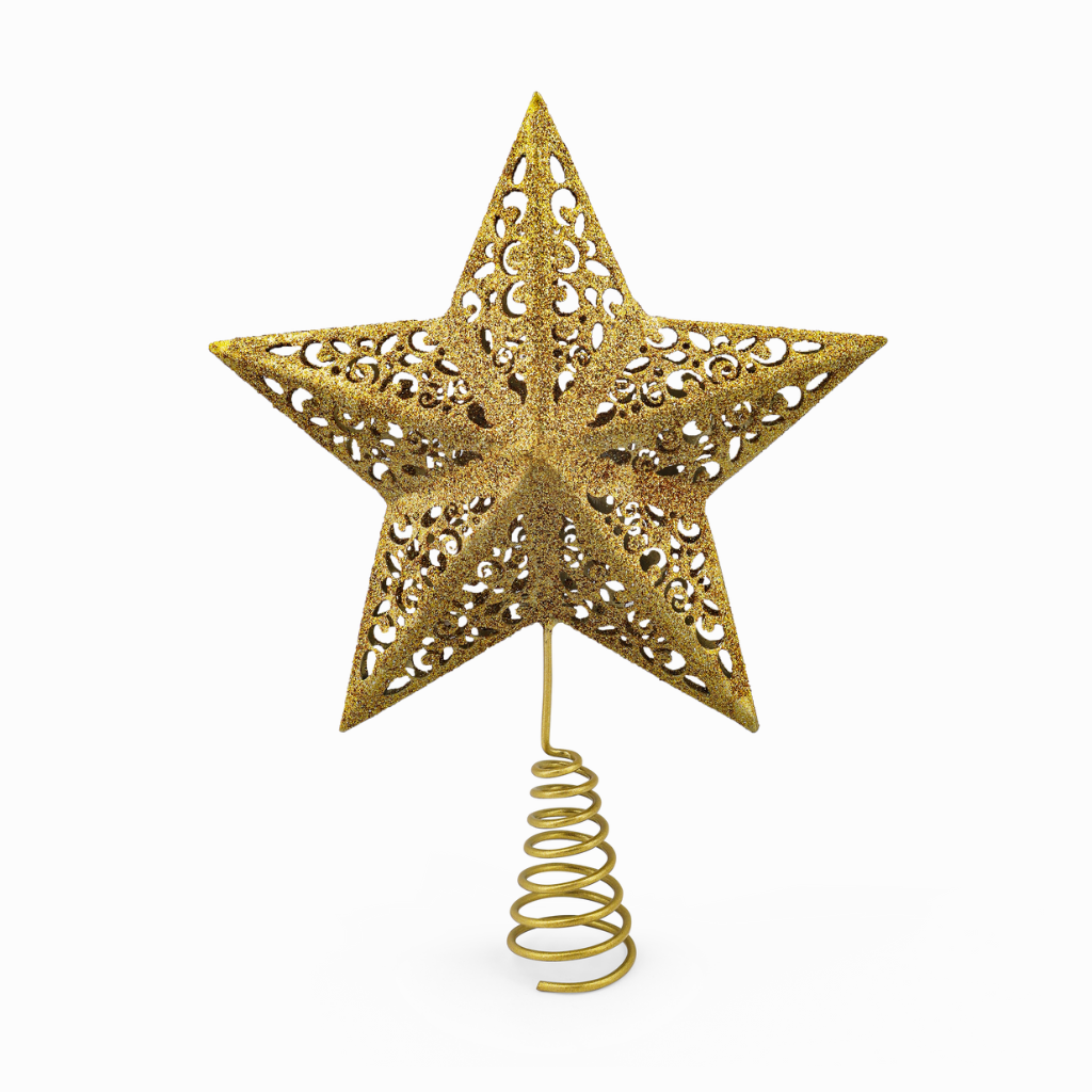 Gold Christmas Tree Topper 152793 Tipperary Crystal Mulligans of Ballaghaderreen