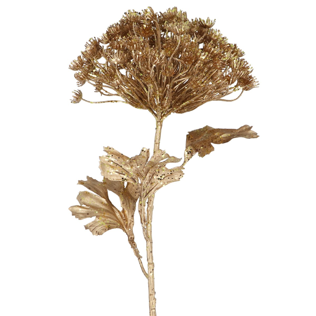 Gold Cow Parsley Spray 60178 Gisela Graham Mulligans of Ballaghaderreen