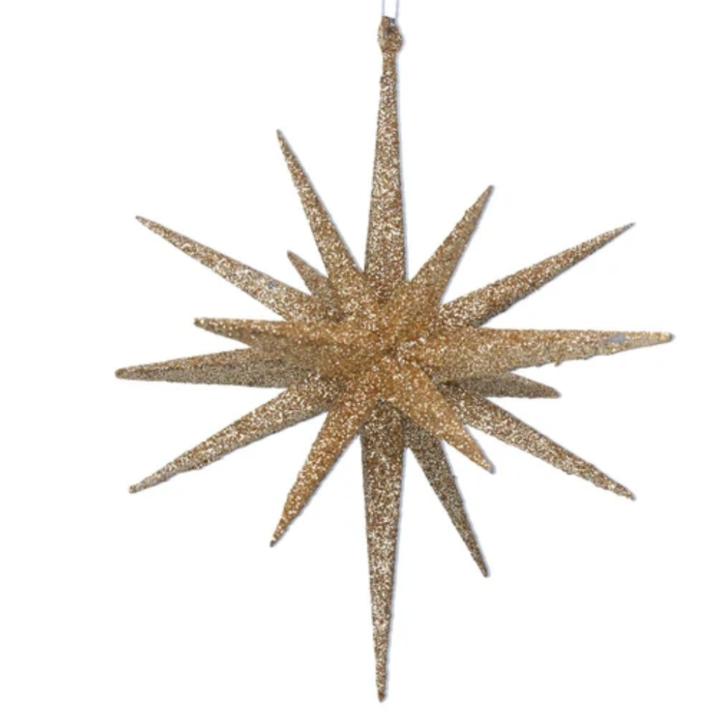 Gold Sparkling Bethlehem Star 16051 Gisela Graham Mulligans of Ballaghaderreen