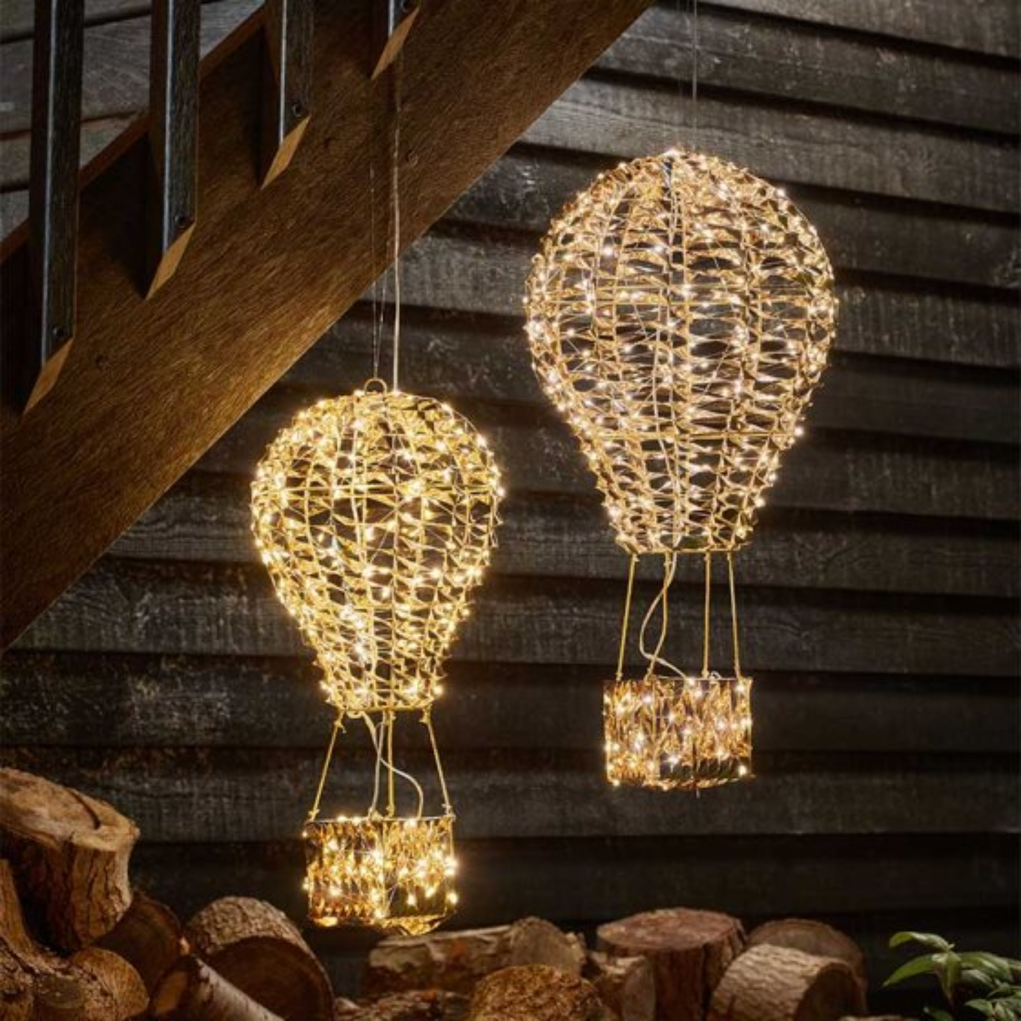 GoldTwist Hot Air Balloon - 50cm 2506045 Smart Garden Christmas Mulligans of Ballaghaderreen