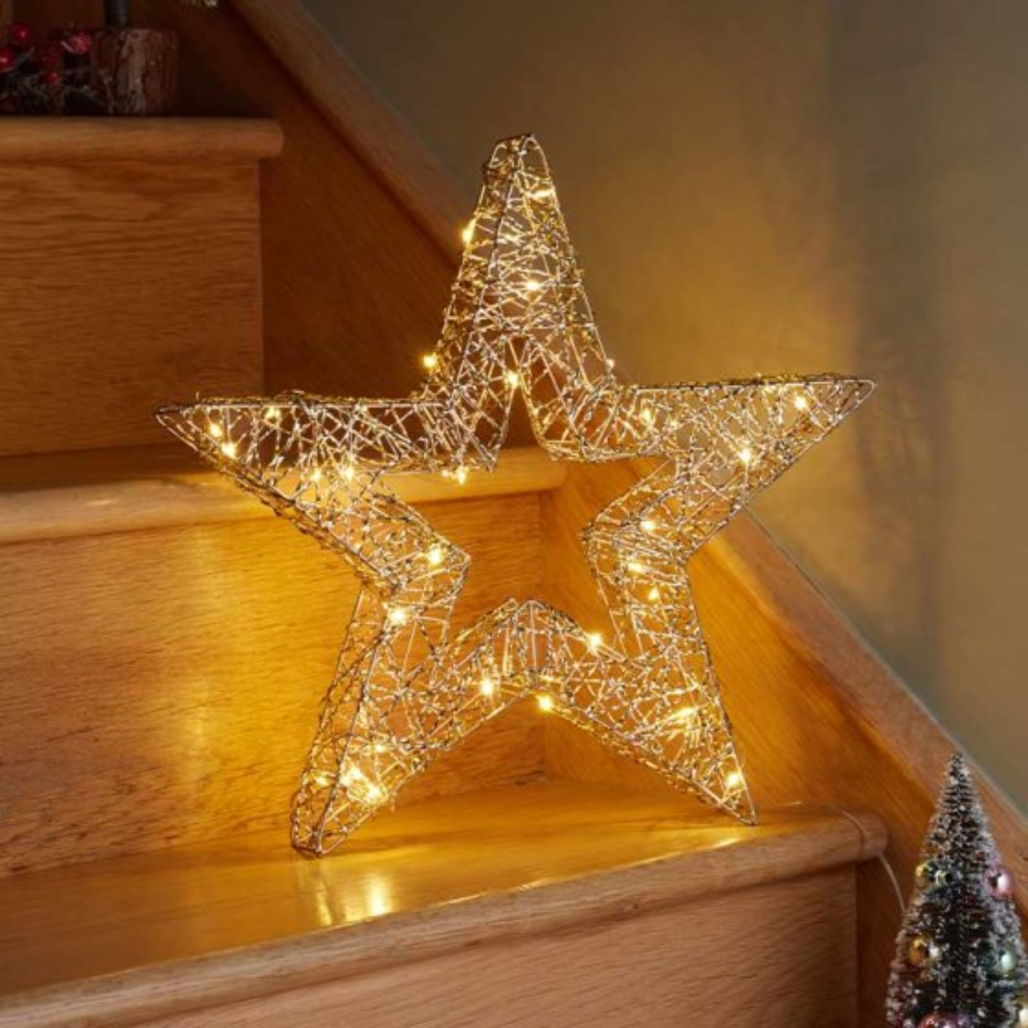 Gold Weave WonderStar - 38cm 2532146 Smart Garden Christmas Mulligans of Ballaghaderreen