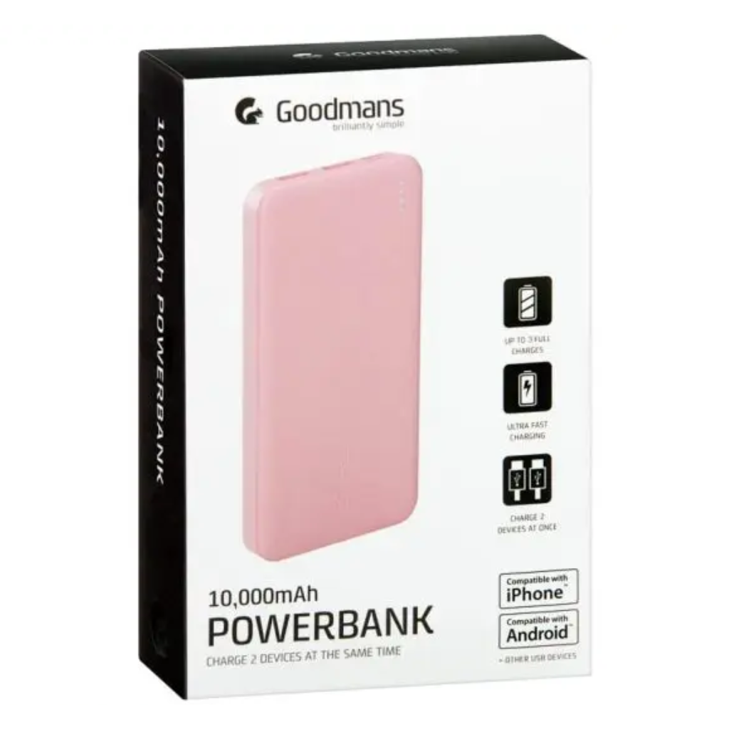 Goodmans 10,000mAh Powerbank GPB Mulligans of Ballaghaderreen