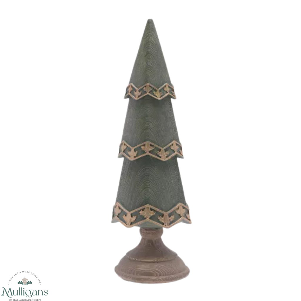 Green Ceramic Christmas Tree XM11000  - Mulligans of Ballaghaderreen 