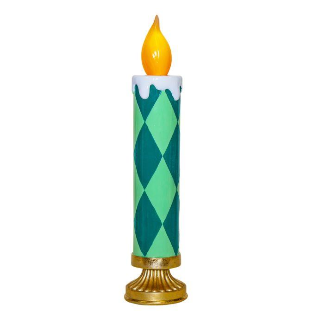 Green Diamond LED Candle Y22.C44721 Harold Elmes Mulligans of Ballaghaderreen