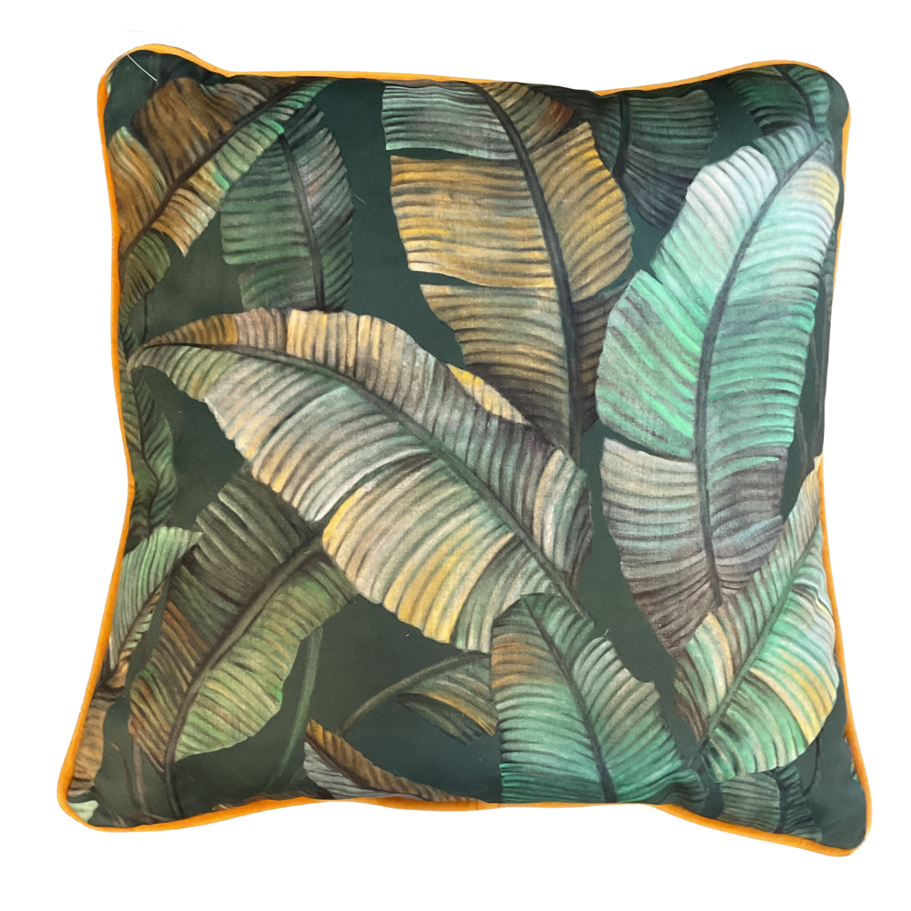 Green Fern Feather Scatter Cushion GFFSC Medicare Textiles Mulligans of Ballaghaderreen
