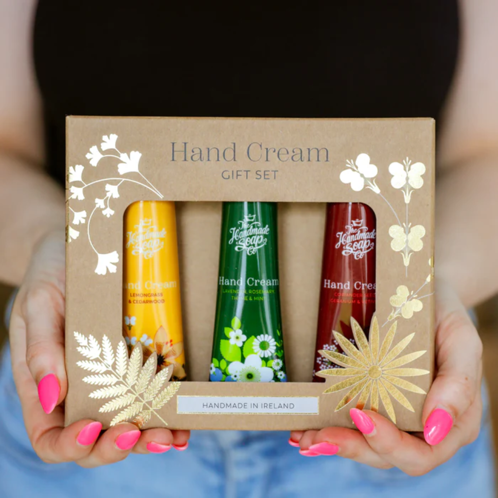 Hand Cream Gift Set Tube x 3 HTG24BF The Handmade Soap Company Mulligans of Ballaghaderreen 
