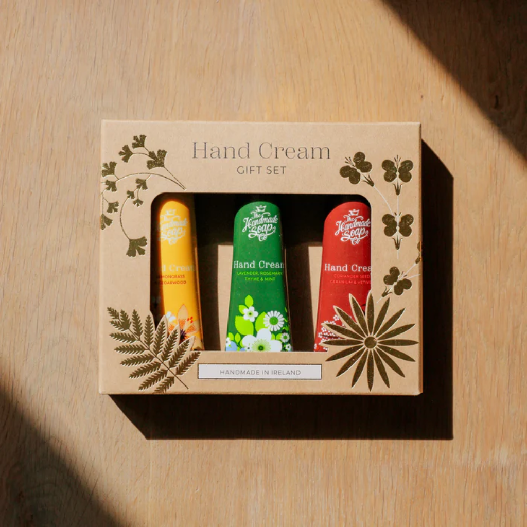 Hand Cream Gift Set Tube x 3 HTG24BF The Handmade Soap Company Mulligans of Ballaghaderreen 