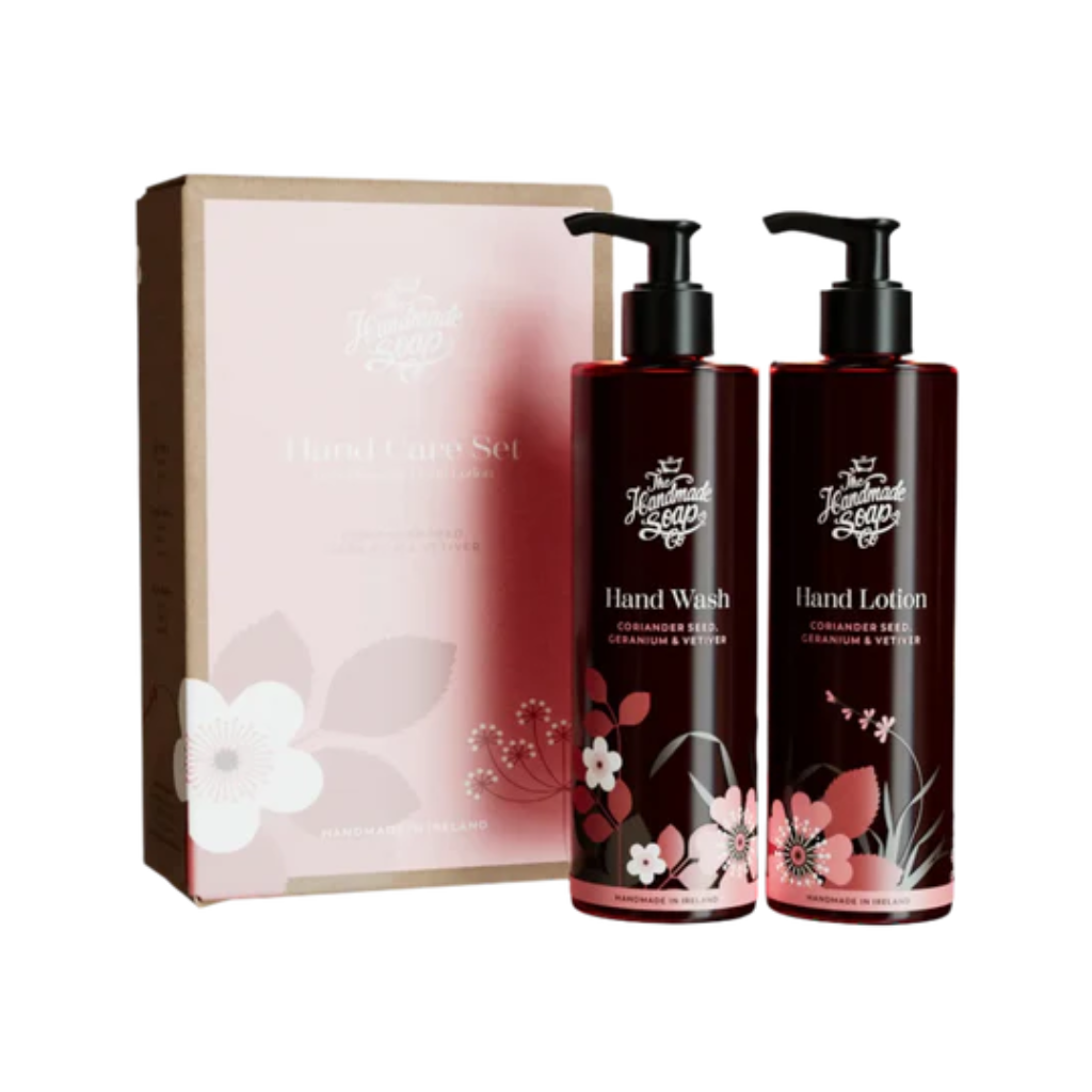Hand Wash & Lotion Set - Coriander Seed, Geranium & Vetiver | 2 x 250ml DUCG24 The Handmade Soap Company Mulligans of Ballaghaderreen