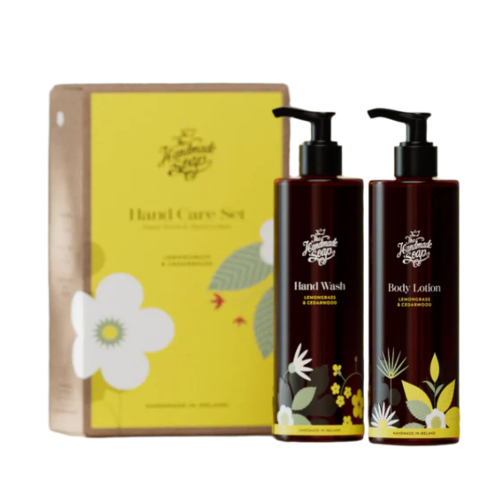 Handmade Soap Collection  - Hand Wash & Lotion Set - Lemongrass & Cedarwood | 250ml x 2 DULEM24 The Handmade Soap Company Mulligans of Ballaghaderreen 