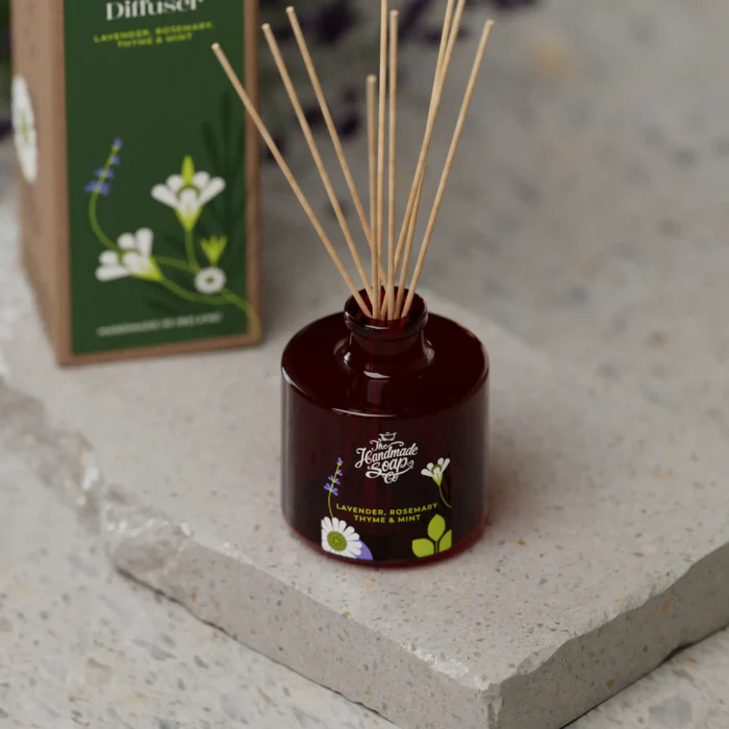 Handmade Soap Collection - Reed Fragrance Diffuser - Lavender, Rosemary, Thyme & Mint | 200ml FDL24 The Handmade Soap Company Mulligans of Ballaghaderreen 