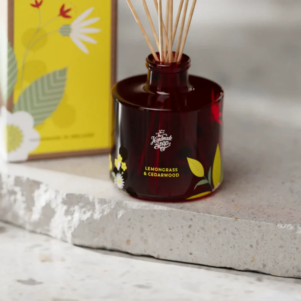 Handmade Soap Collection - Reed Fragrance Diffuser - Lemongrass & Cedarwood | 200mlFDC24 The Handmade Soap Company Mulligans of Ballaghaderreen 