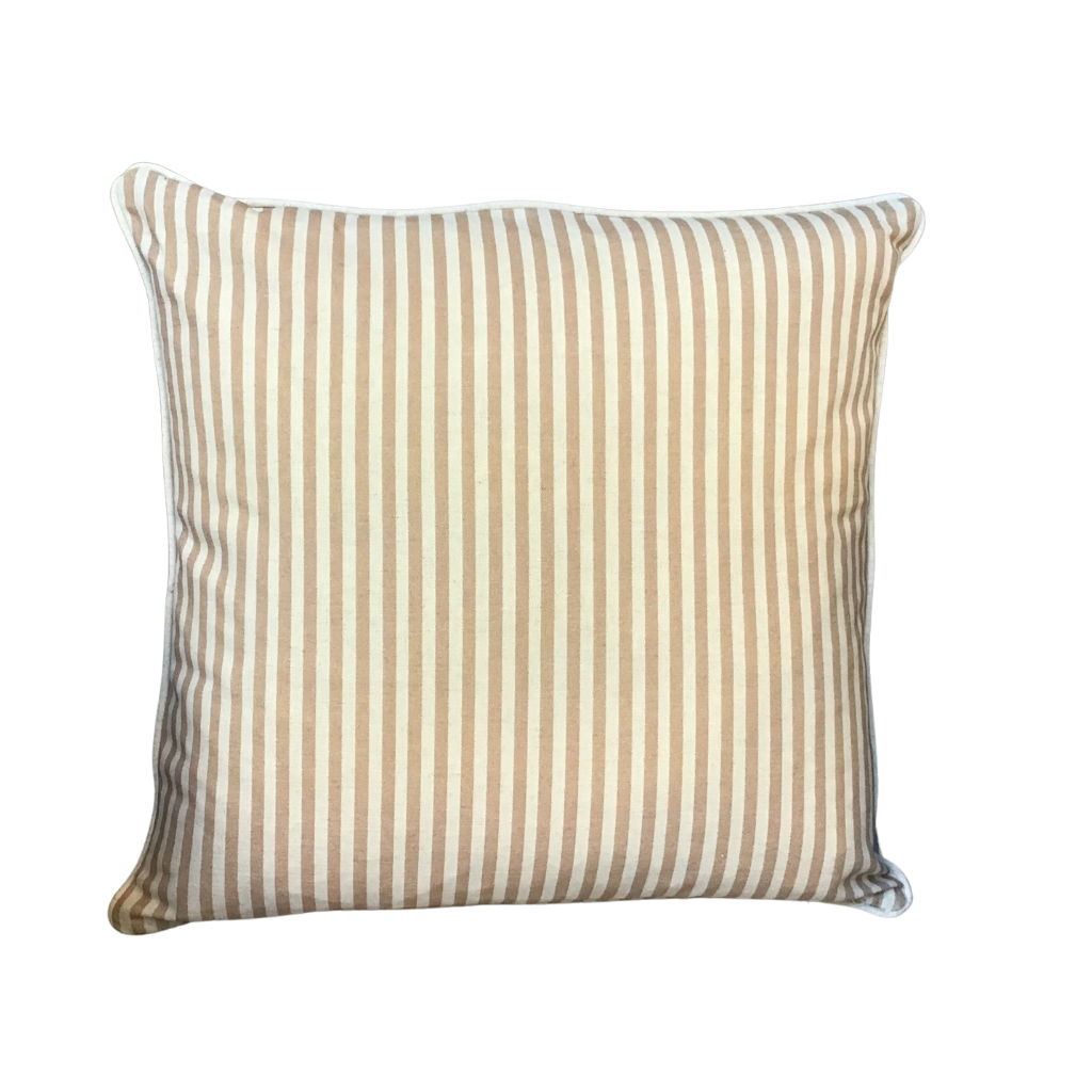 Hawaii Grey Orang Crem Feather Cushion PRO-0256 Millford Linen Mulligans of Ballaghaderreen