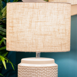 Hazel table lamp cream 44cm - TL5534 - Tara Lane -  Mulligans of Ballaghaderreen