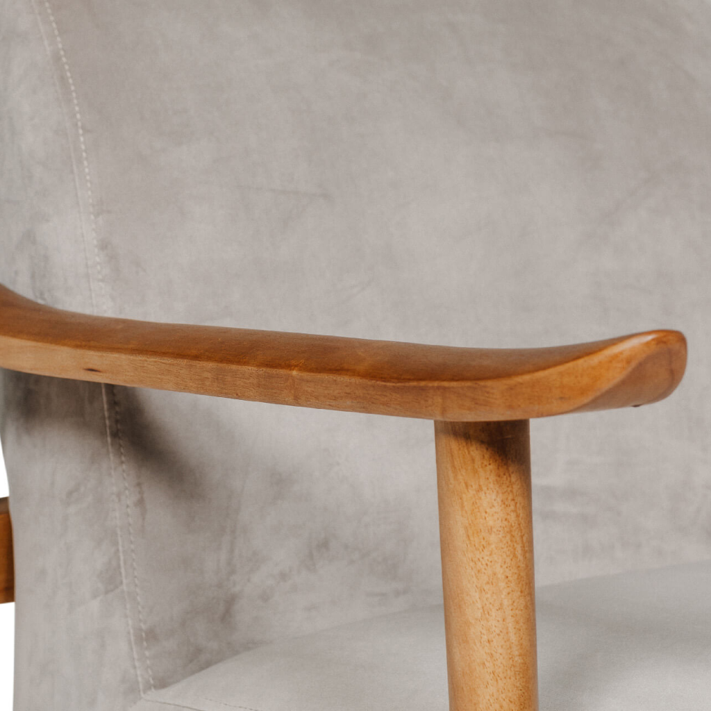 Heath Accent Chair - Taupe