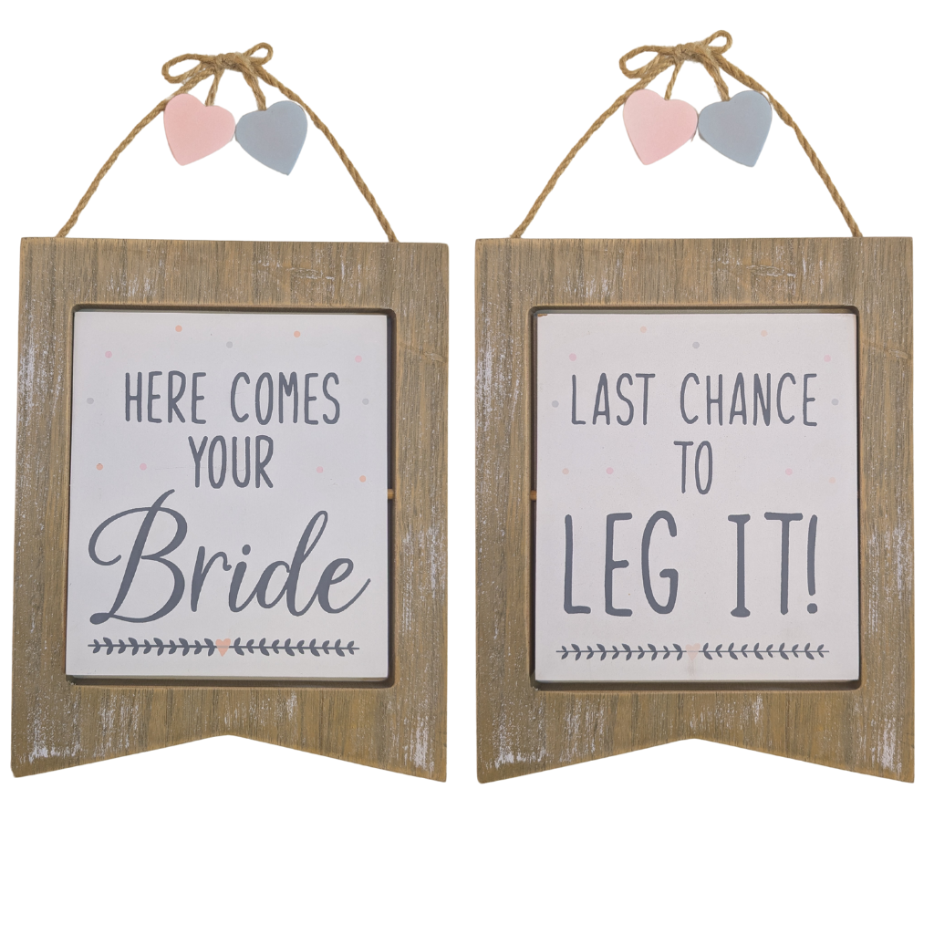 Here Comes Your Bride Two-Sided Plaque 8WG290 Richard Langs Mulligans of Ballaghaderreen