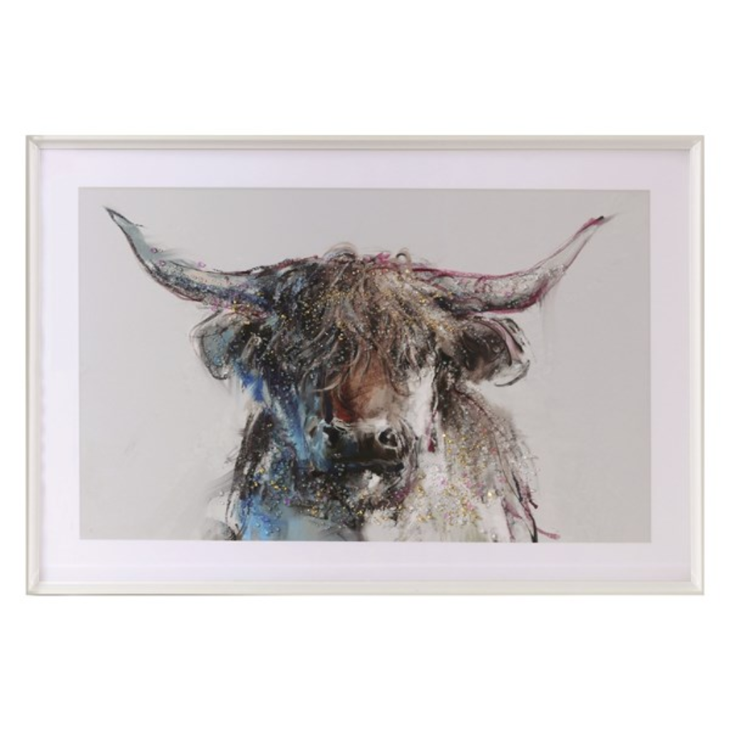 Highland Cow Crystal Art Framed Print 33820 Straits Home and Gift Mulligans of Ballaghaderreen