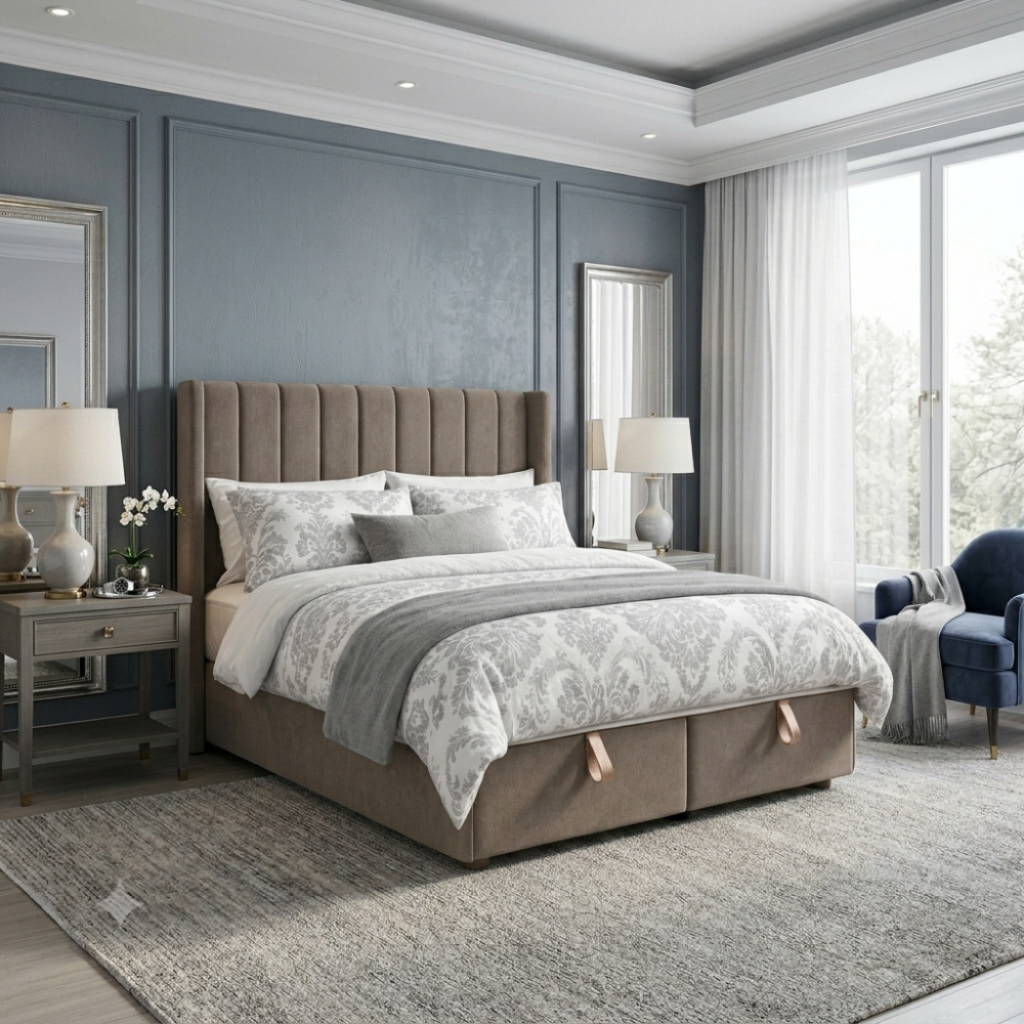Hilton Ottoman Storage Bed HOSB Brennan's Furniture Mulligans of Ballaghaderreen