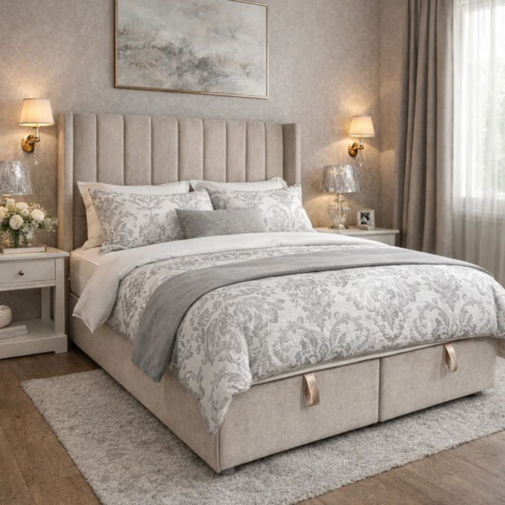 Hilton Ottoman Storage Bed HOSB Brennan's Furniture Mulligans of Ballaghaderreen