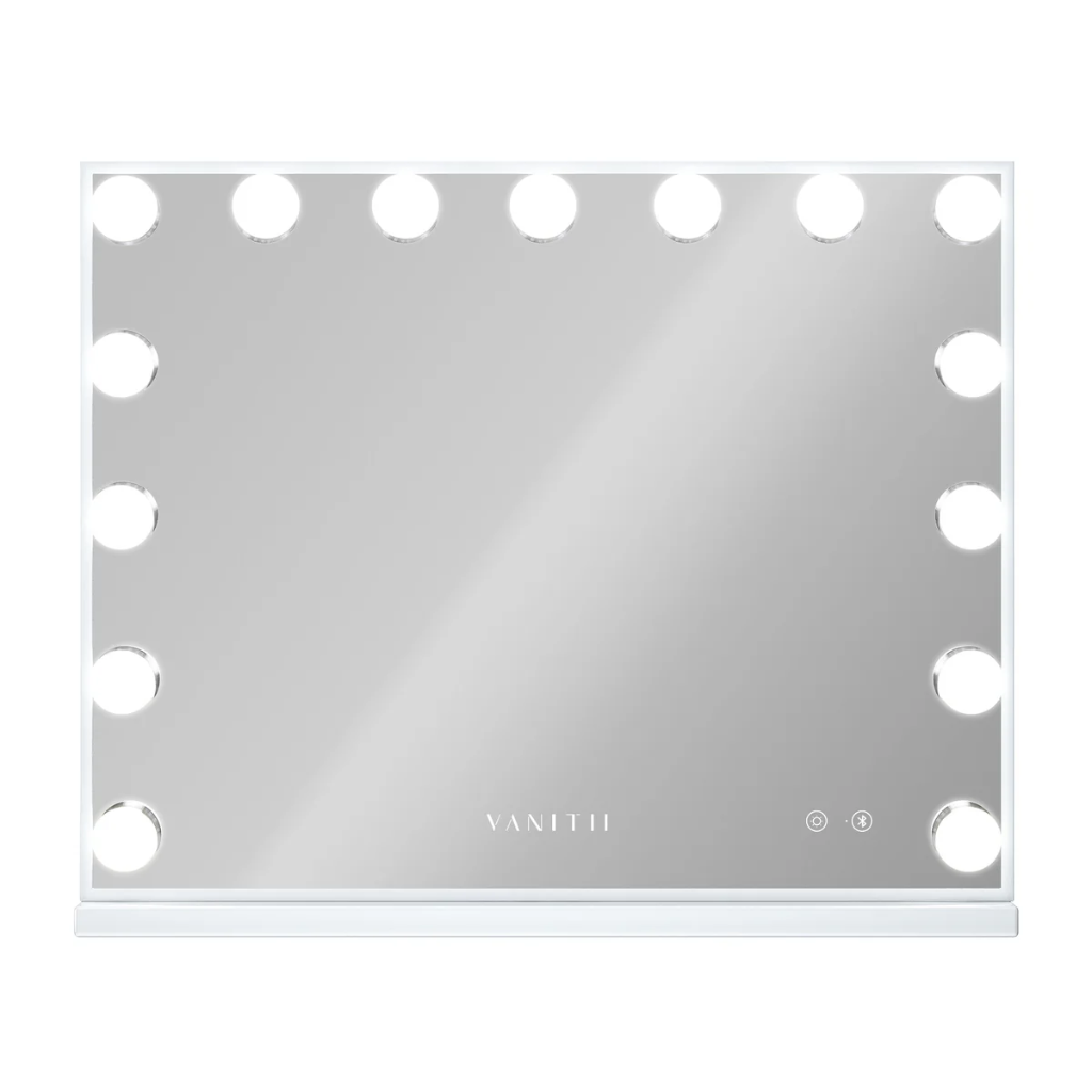 Hollywood 15 Bulb Music Mirror VNT-5846-JMBT-WHT VANITII Mulligans of Ballaghaderreen 