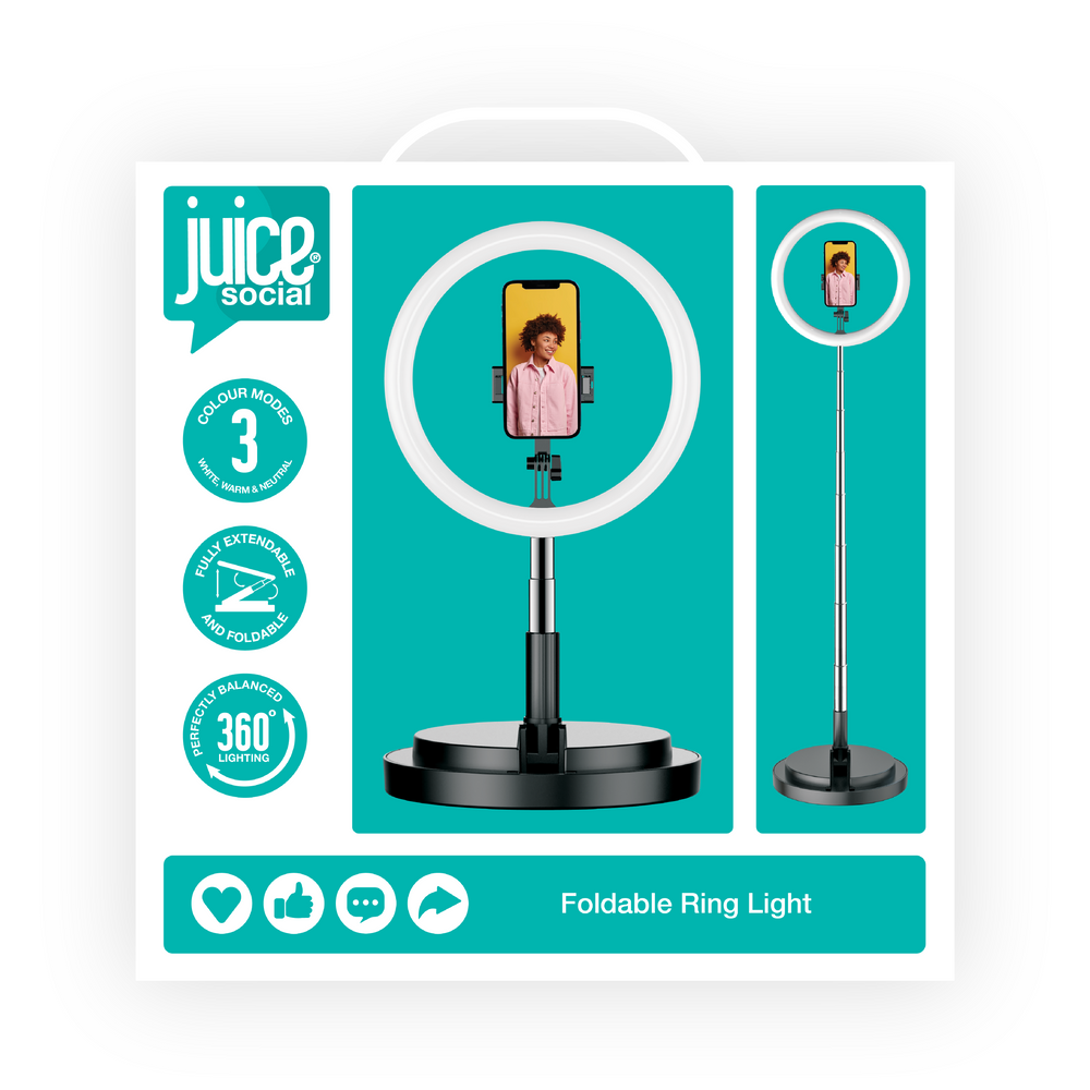 Juice Ring Light 
With Floor Stand