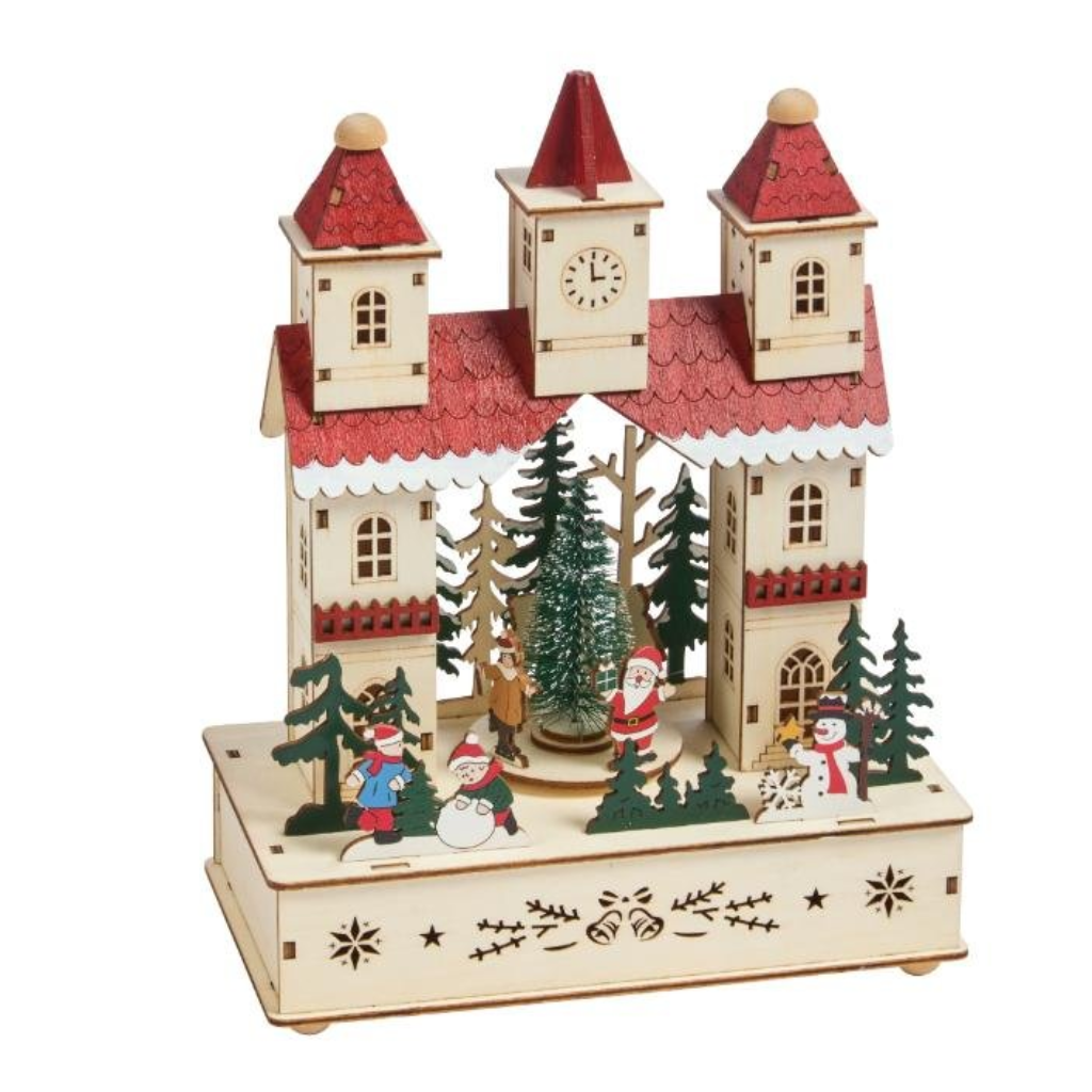 InLit Christmas Clock Tower 2590077 Smart Garden Mulligans of Ballaghaderreen